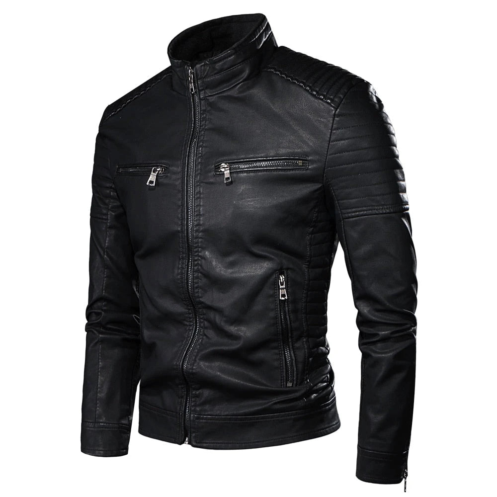 Jaqueta de Couro Masculina